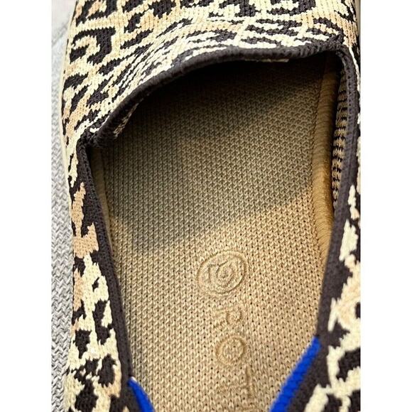 9.5 Rothy's Leapord Print Slip On Sneakers Great Condition! - Picture 13 of 15